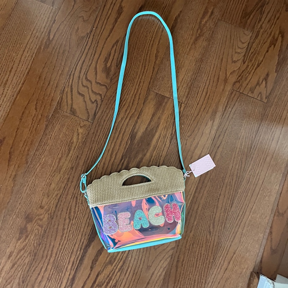 NWT Miss Gwen's OMG BEACH Clear Tote Bag From Nordstrom